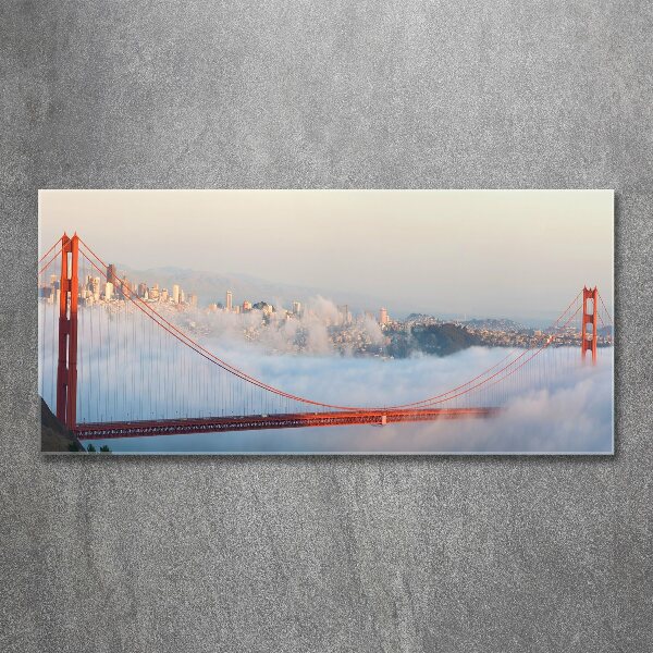 Acrylic print San Francisco bridge