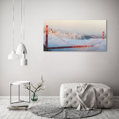 Acrylic print San Francisco bridge