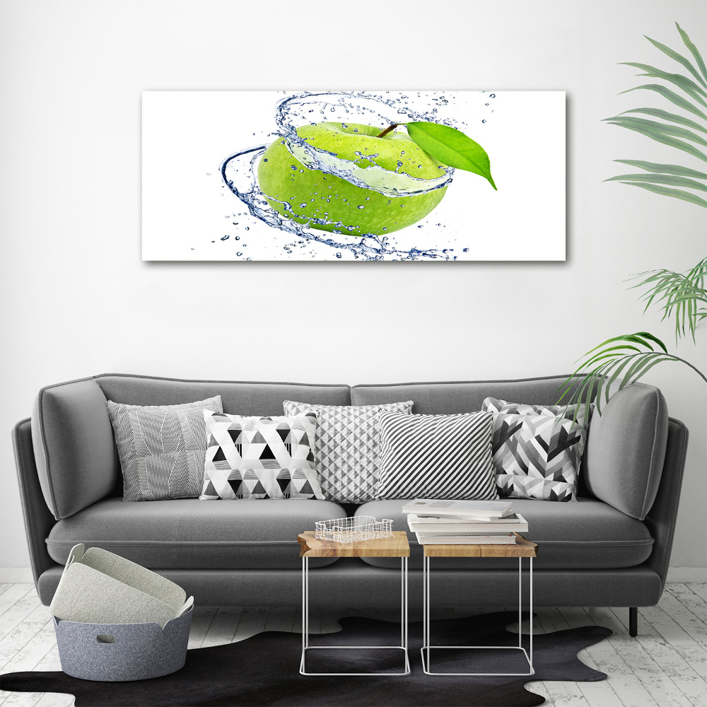 Wall art acrylic Green apple