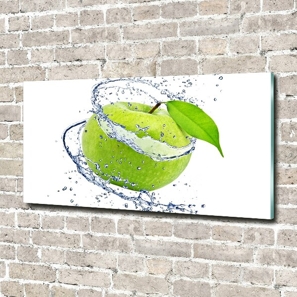 Wall art acrylic Green apple