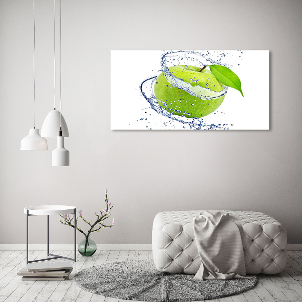 Wall art acrylic Green apple