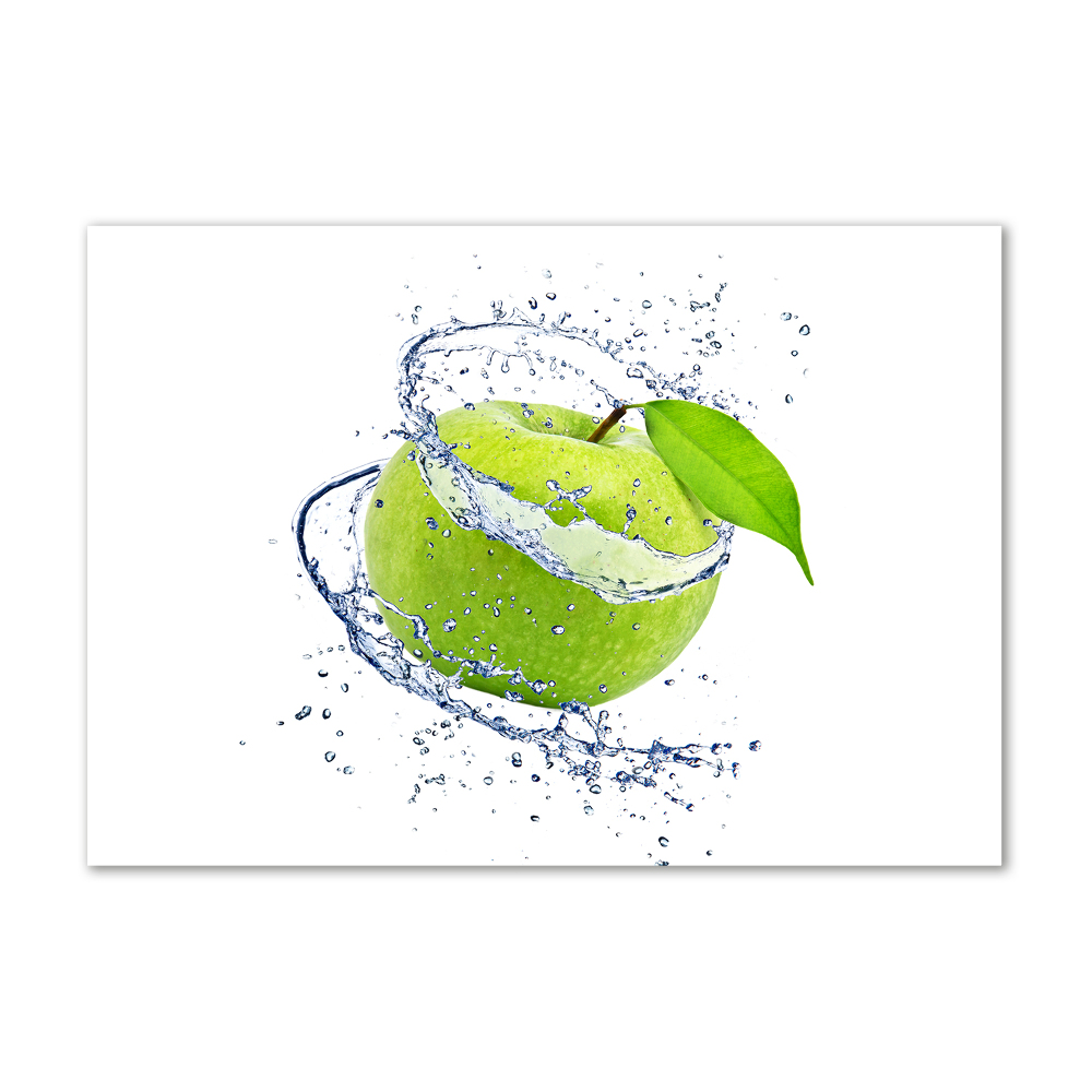 Wall art acrylic Green apple