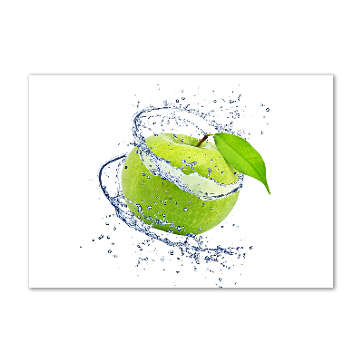 Wall art acrylic Green apple