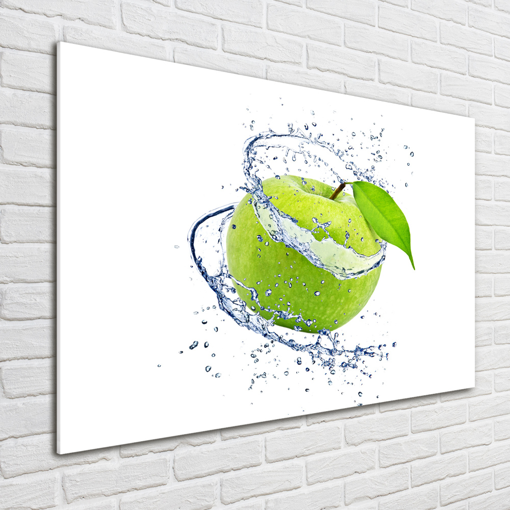 Wall art acrylic Green apple