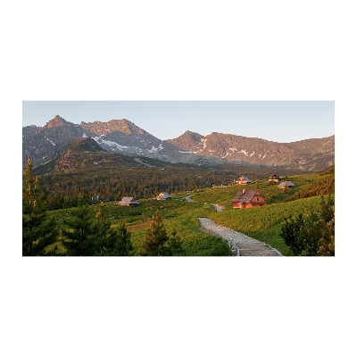 Wall art acrylic Glade in the Tatra Mountains