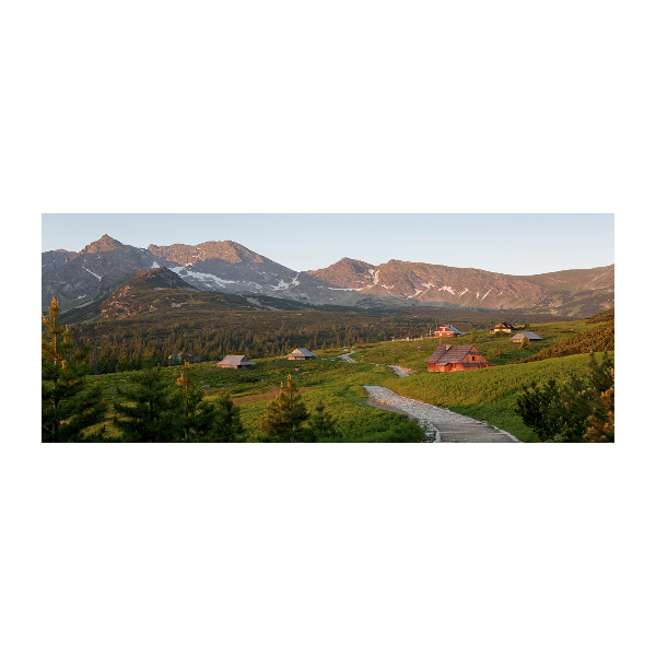 Wall art acrylic Glade in the Tatra Mountains