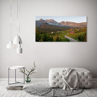 Wall art acrylic Glade in the Tatra Mountains