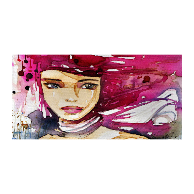 Wall art acrylic Abstraction woman