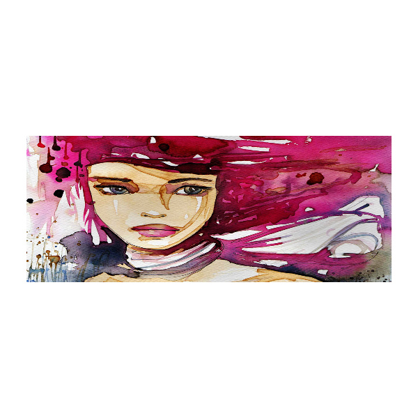 Wall art acrylic Abstraction woman