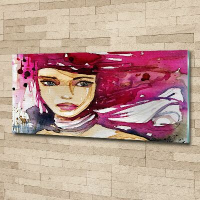 Wall art acrylic Abstraction woman