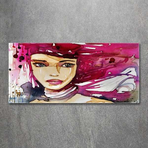 Wall art acrylic Abstraction woman