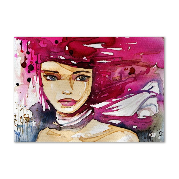 Wall art acrylic Abstraction woman