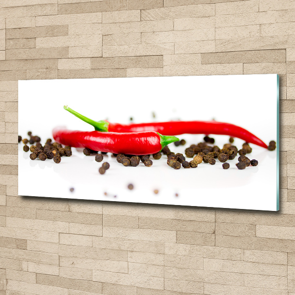 Acrylic wall art Chilli and pepper