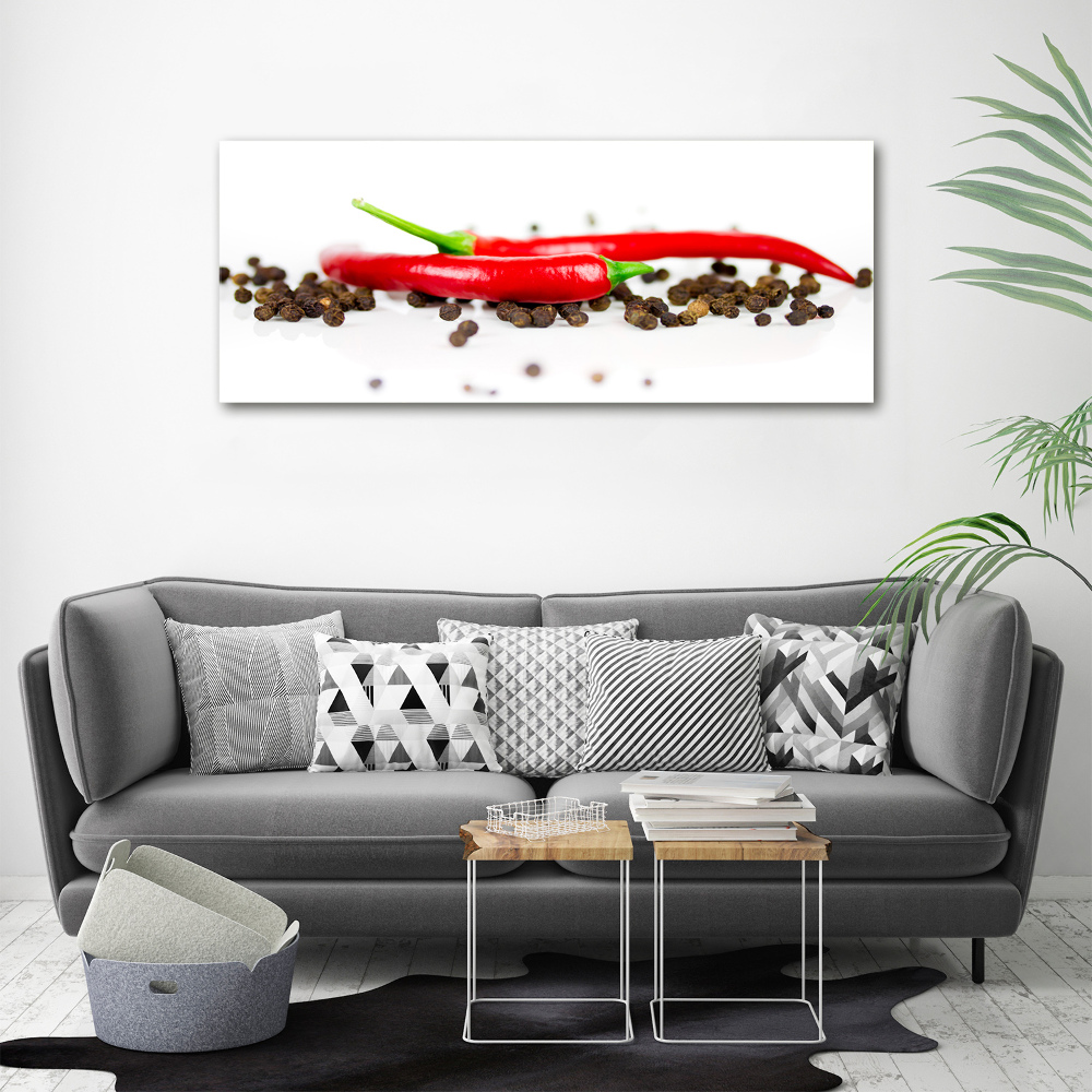 Acrylic wall art Chilli and pepper