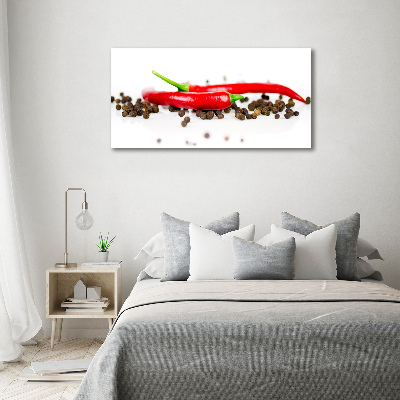 Acrylic wall art Chilli and pepper