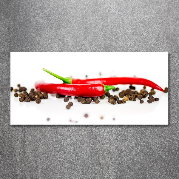 Acrylic wall art Chilli and pepper