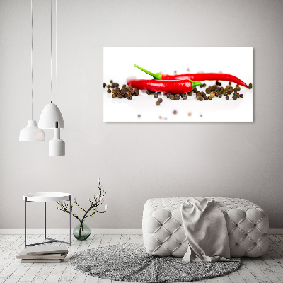 Acrylic wall art Chilli and pepper