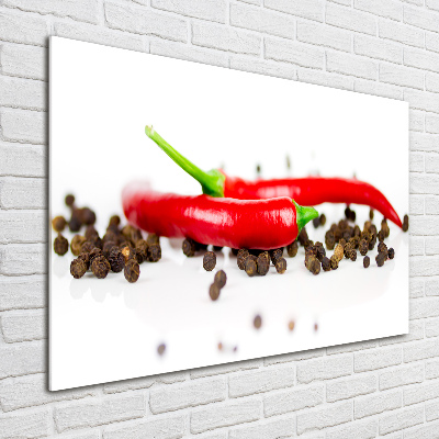 Acrylic wall art Chilli and pepper