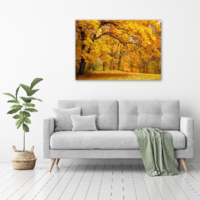 Print on acrylic Autumn in the park