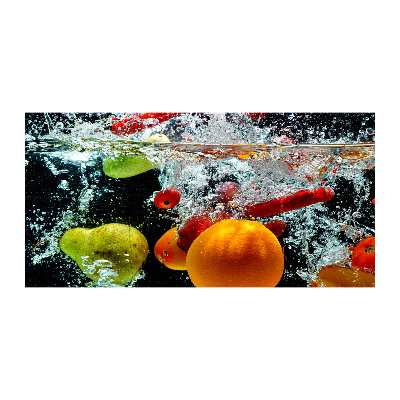 Wall art acrylic Fruit underwater