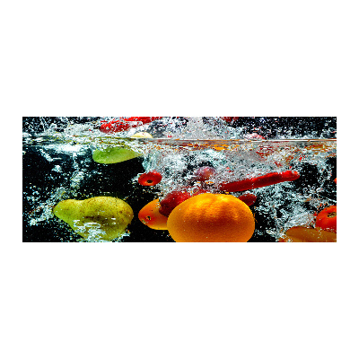 Wall art acrylic Fruit underwater