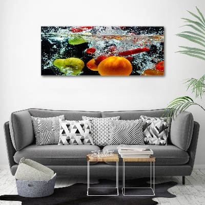 Wall art acrylic Fruit underwater