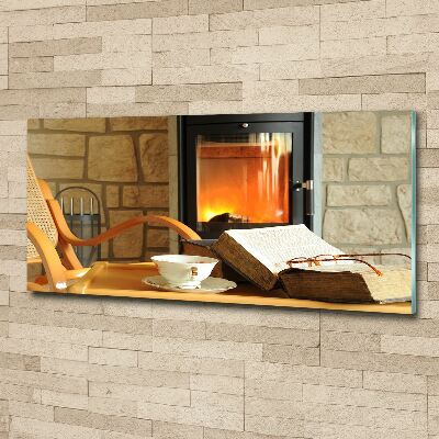 Acrylic wall art Fireplace