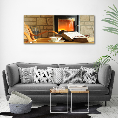 Acrylic wall art Fireplace