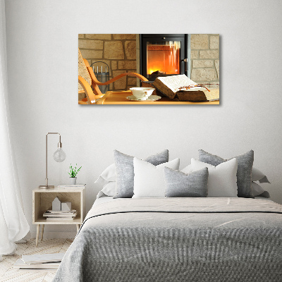 Acrylic wall art Fireplace