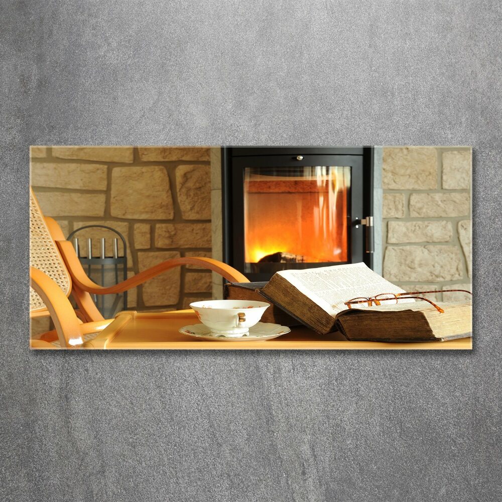 Acrylic wall art Fireplace