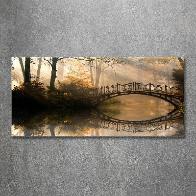 Print on acrylic Old bridge in autumn