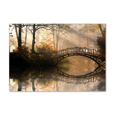 Print on acrylic Old bridge in autumn