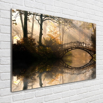 Print on acrylic Old bridge in autumn