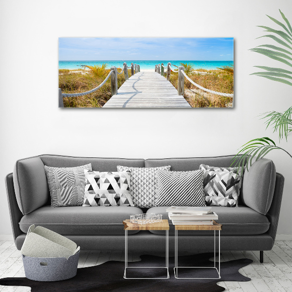 Print on acrylic Path at the sea