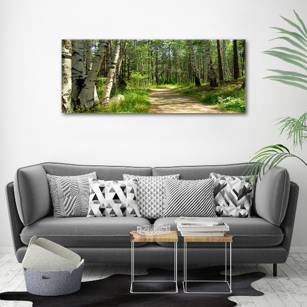 Wall art acrylic Path in the forest