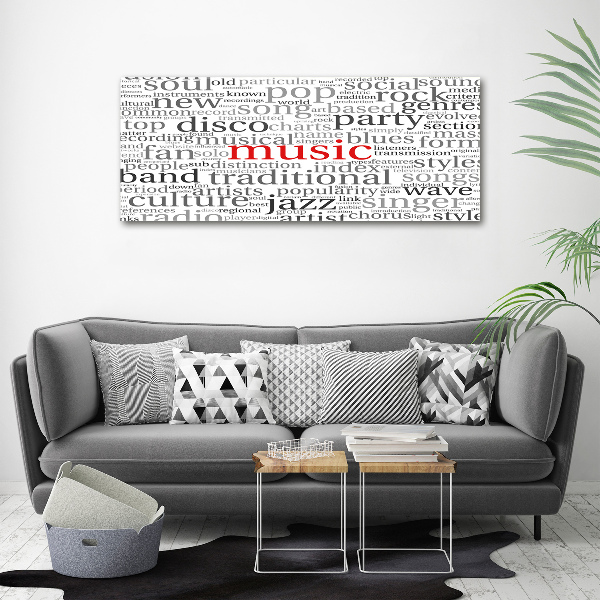 Print on acrylic Musical genres