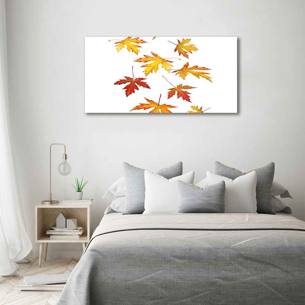 Wall art acrylic Autumn leaves