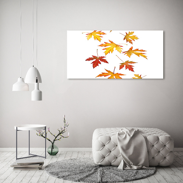 Wall art acrylic Autumn leaves