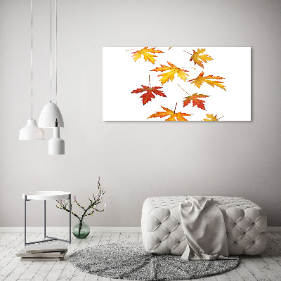 Wall art acrylic Autumn leaves