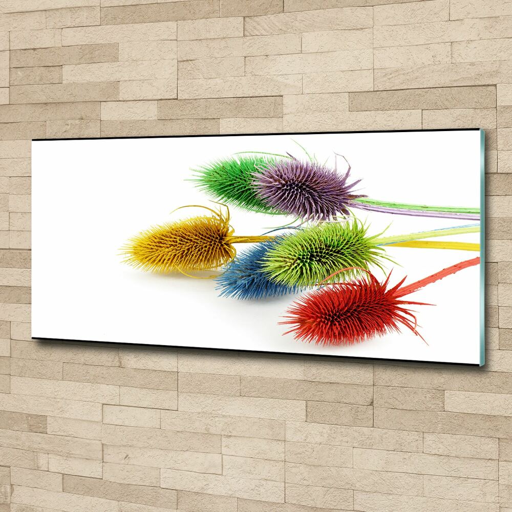 Wall art acrylic Thistle