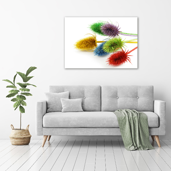 Wall art acrylic Thistle