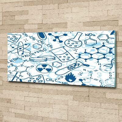 Glass acrylic wall art Background chemistry