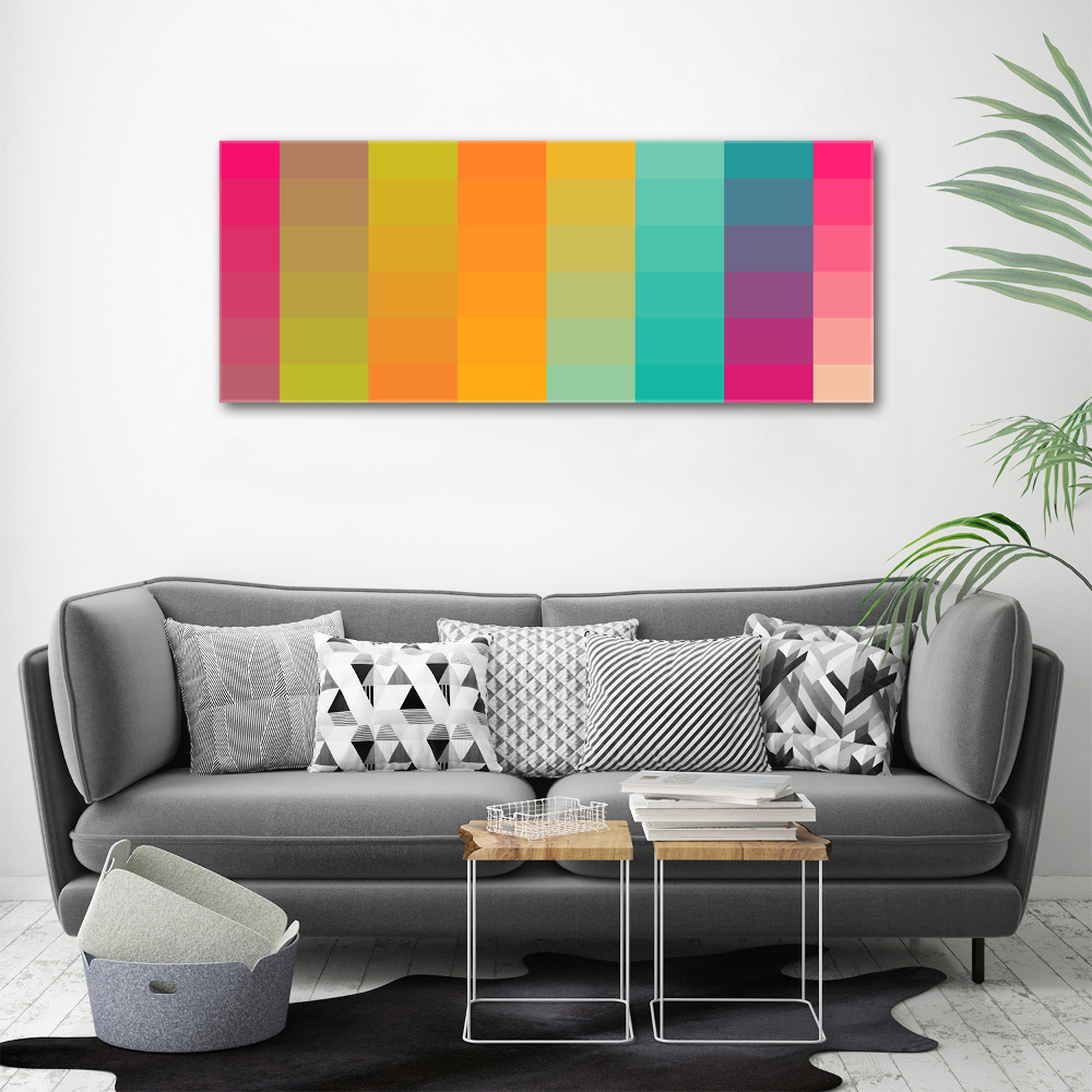 Print on acrylic Colorful squares