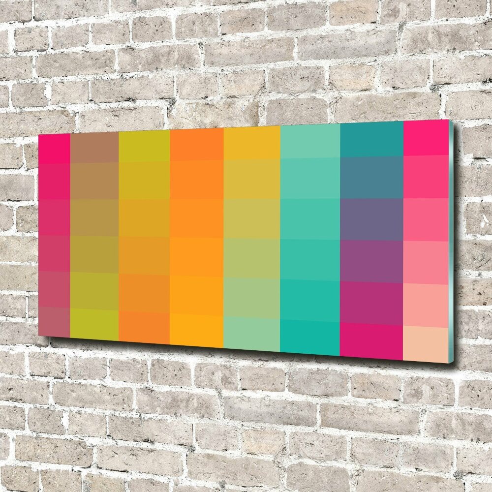 Print on acrylic Colorful squares