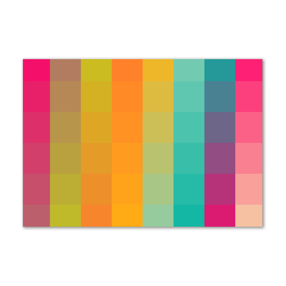 Print on acrylic Colorful squares