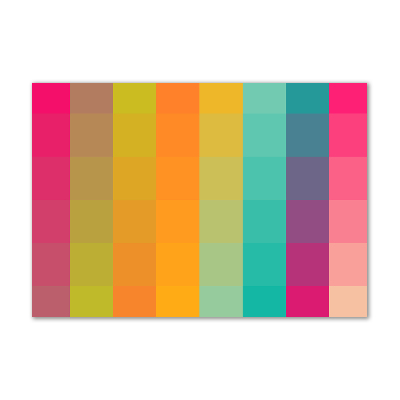 Print on acrylic Colorful squares