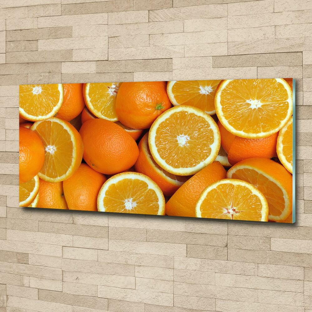 Acrylic wall art Half of Orange