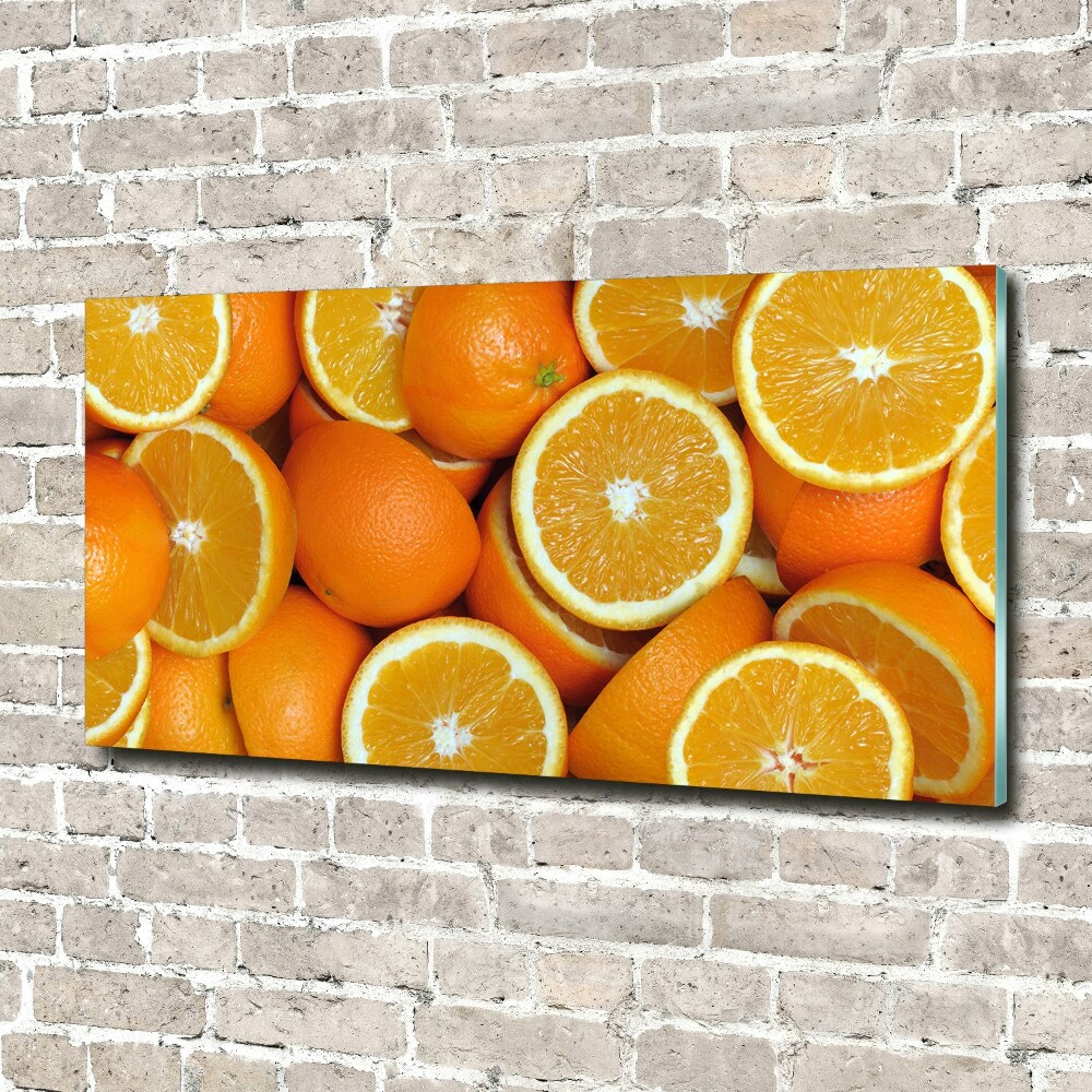 Acrylic wall art Half of Orange