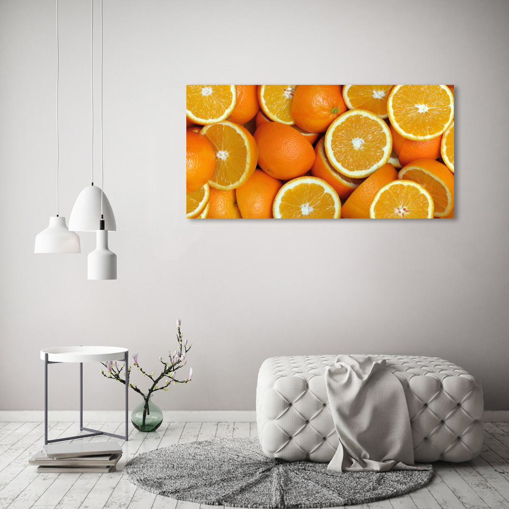 Acrylic wall art Half of Orange