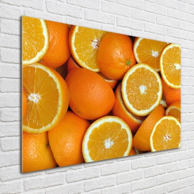 Acrylic wall art Half of Orange